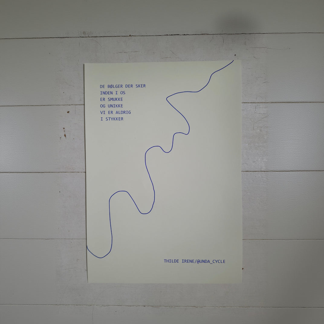 UNDA CYCLE Bølge Plakat