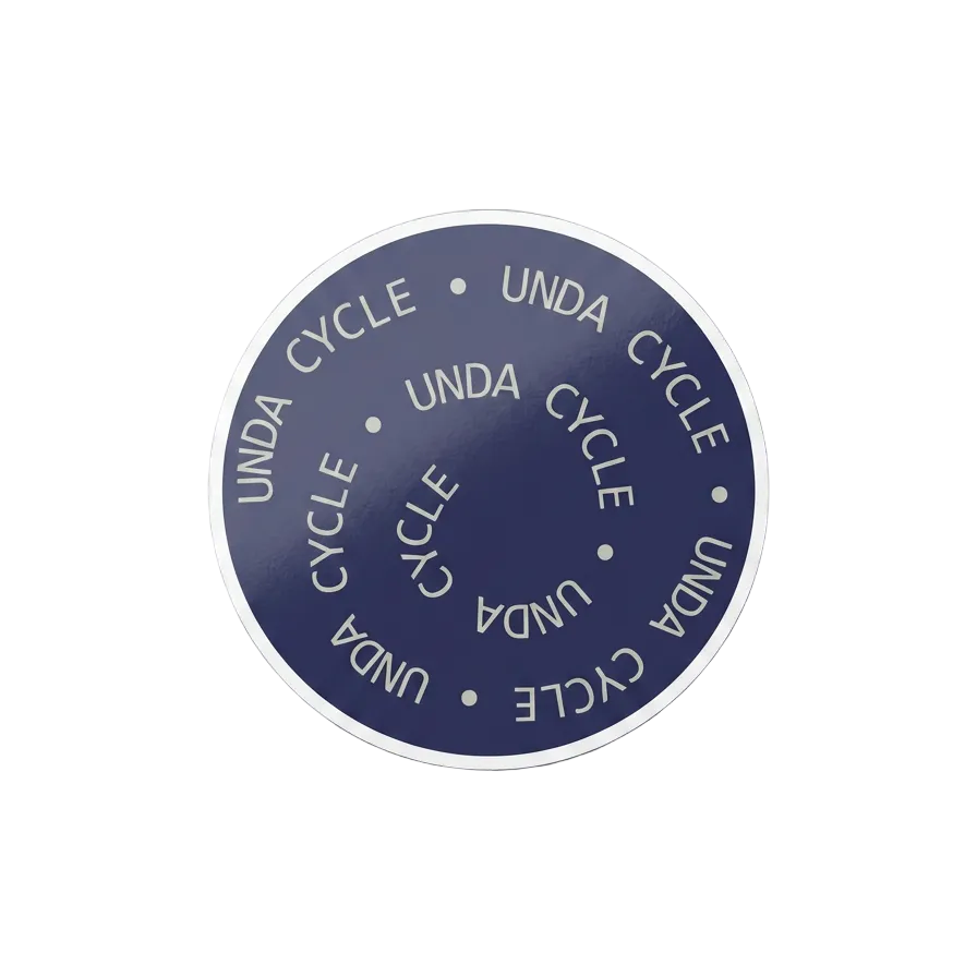 UNDA CYCLE Spiral Sticker